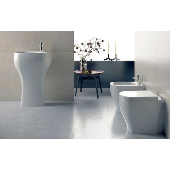 Wc Rimless + Sedile + Bidet  DIVA   h.42 cm.  