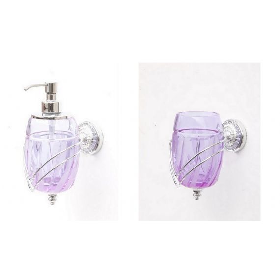 QUARZO set a parete in cristallo alessandrite