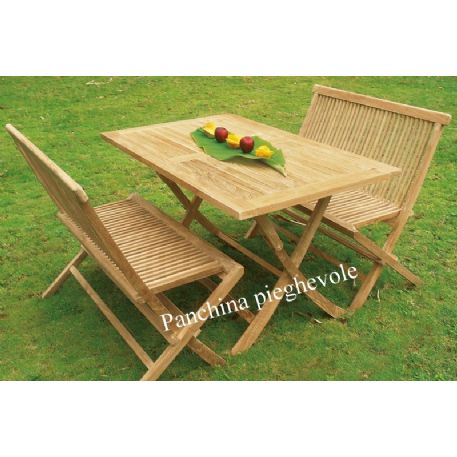 Panchine da giardino in Teak