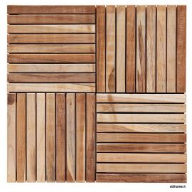 Piastrella in Teak 50 x 50 