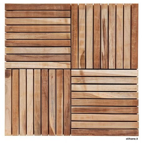 Piastrella in Teak 50 x 50 